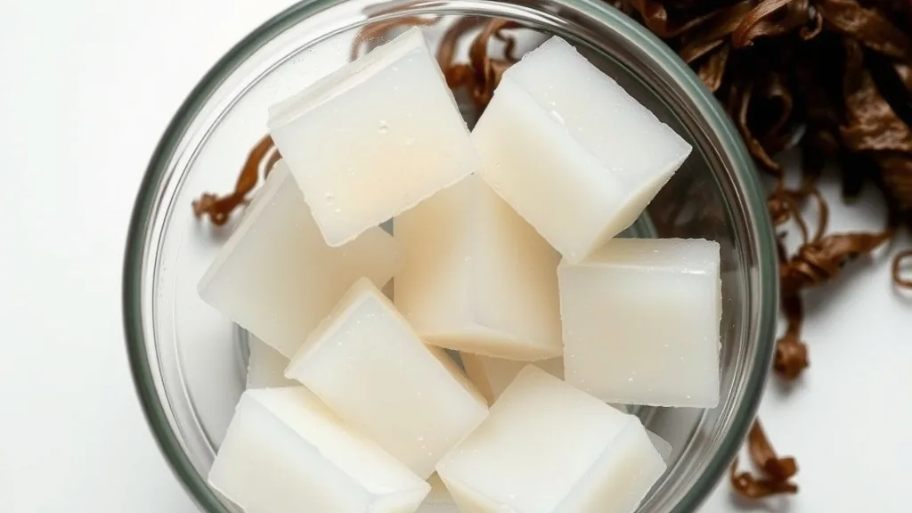 원물과 우무묵, 말린 한천의 열량은 왜 이렇게 다른가?